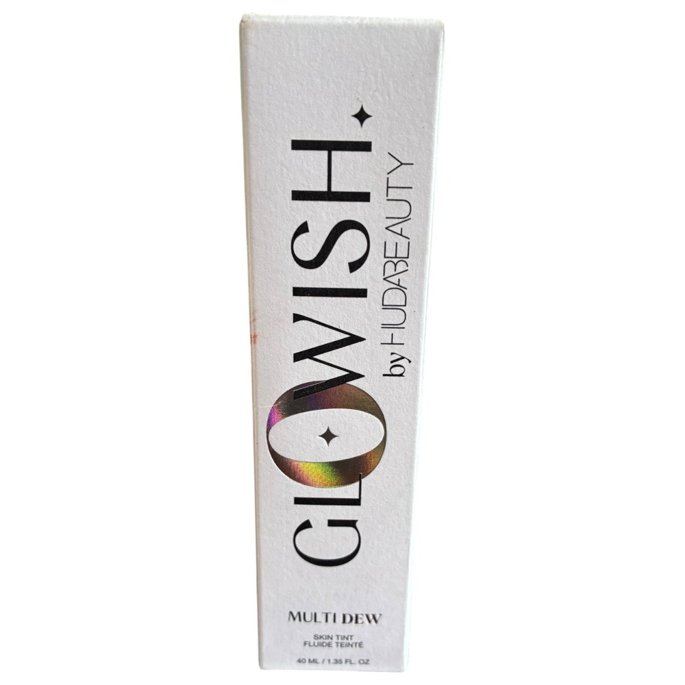 GloWish by Huda Beauty MultiDew Skin Tint 08 Tan 40ml 1.35oz Dewy